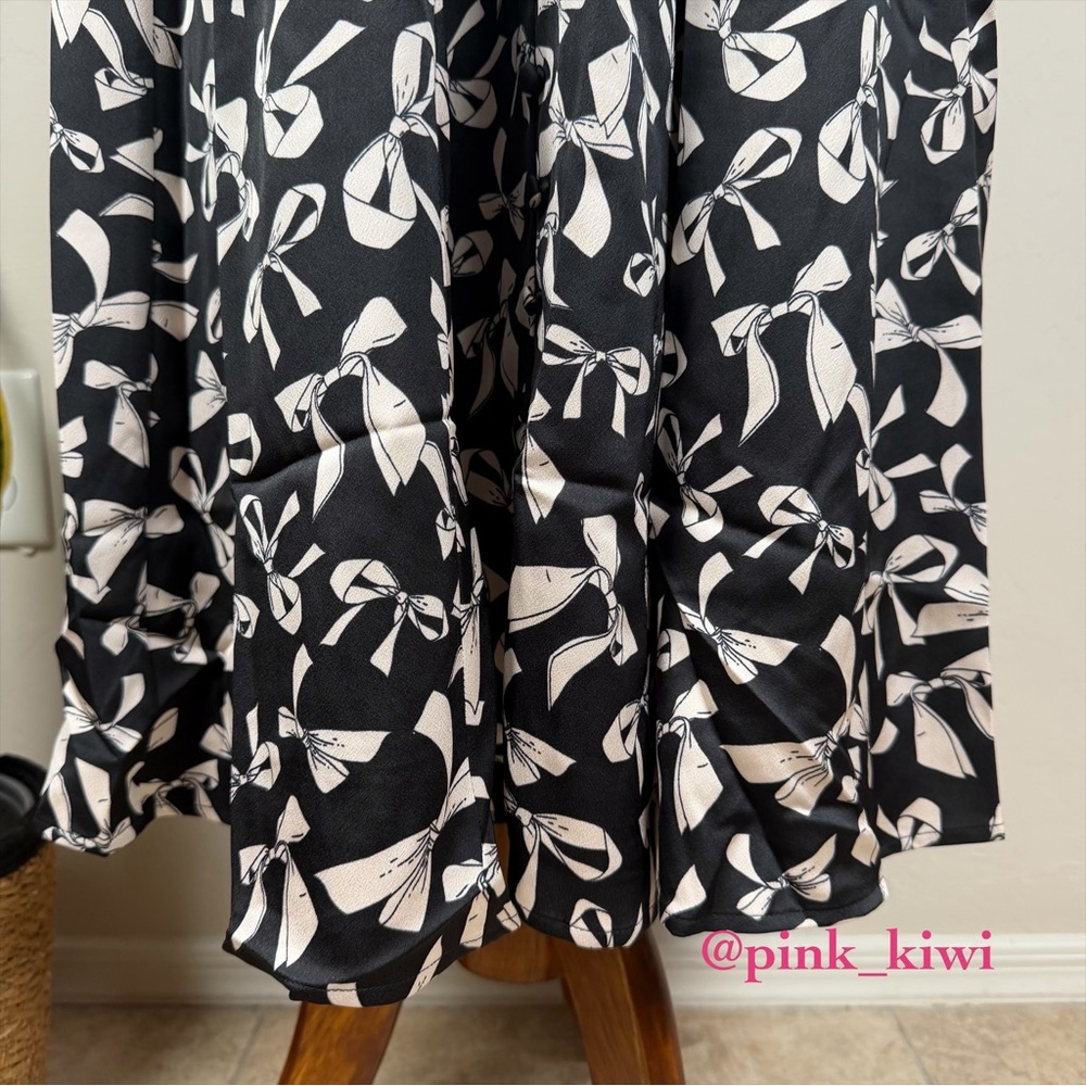 For Love & Lemons Angelica Bow Print Maxi Dress - Picture 6 of 17
